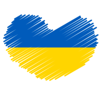 2022 Brno Ukraine Heart Shape Flag.png