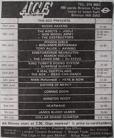 1983 06 19 & 29 Brixton Ace Events Newspaper Announcement.jpg